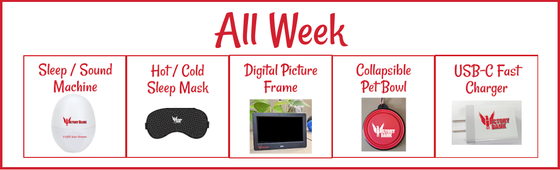 All Week Prizes Photos