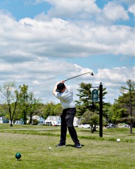 Golfer - Blue Sky