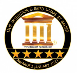 Bauer Financial 5 Star Rating Badge